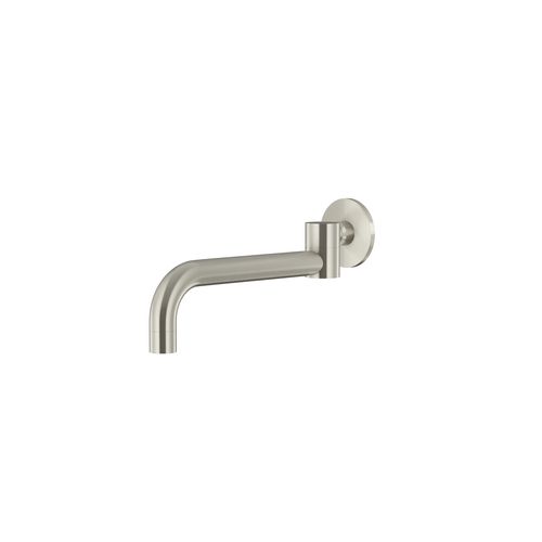 Meir Brushed Nickel Round Swivel Wall Spout