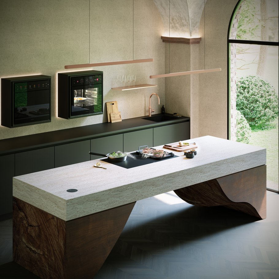 A refined approach to open-plan kitchen design with the BORA X Pure