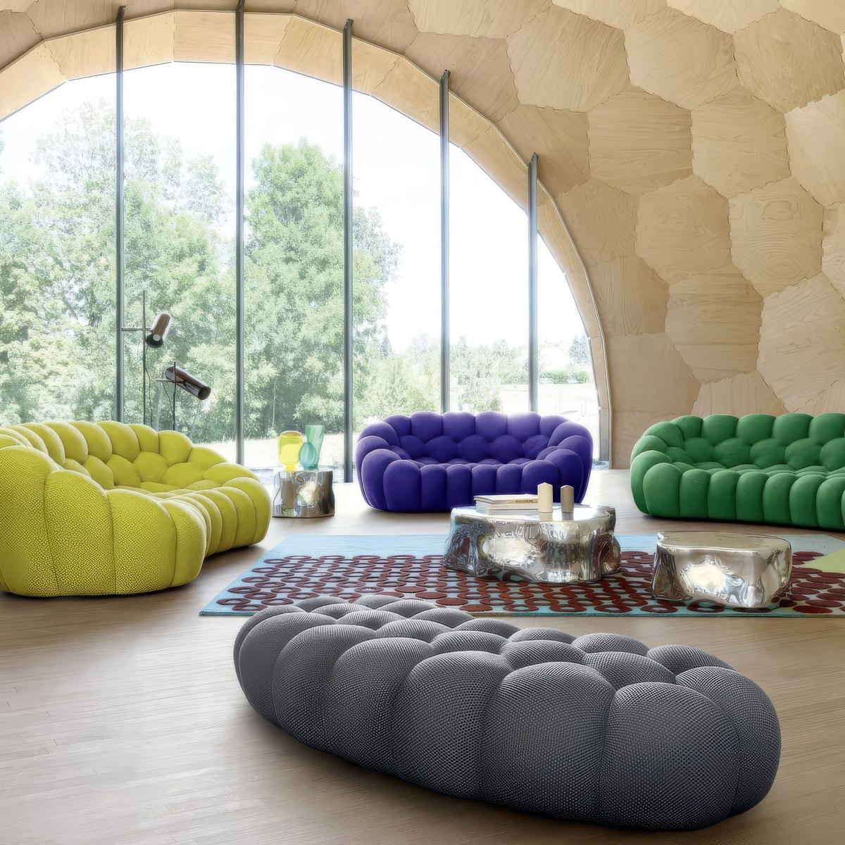 Five familiar pieces in unexpected shapes